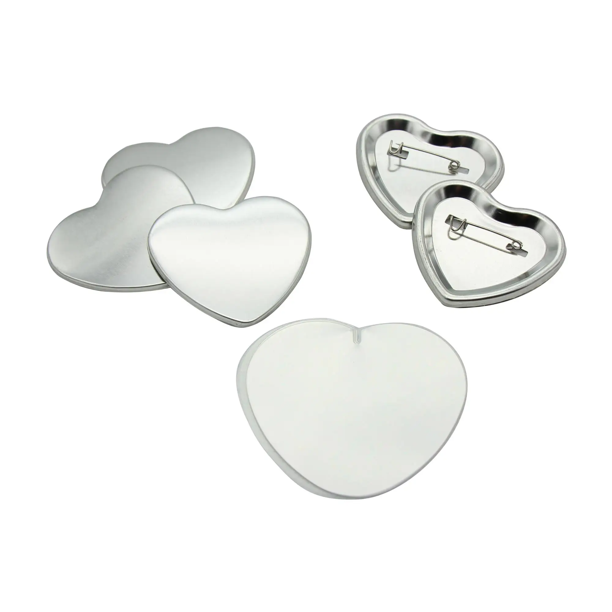 Heart Shape Metal Blank Pin Buttons Guangzhou Buy Blank Pin Buttons