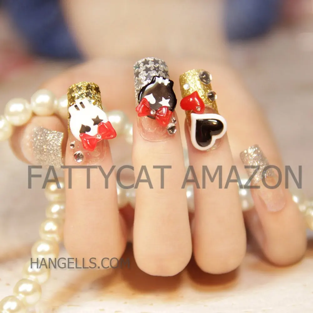 Halloween Nail Art Spider And Skull 3d Odette Swan Youtube