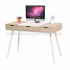 modern computer desk with MDF top in PVC veneer