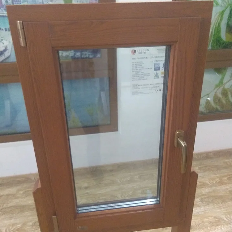 New Design aluminum wood windows anti-theft tilt and turn windows and doors for home