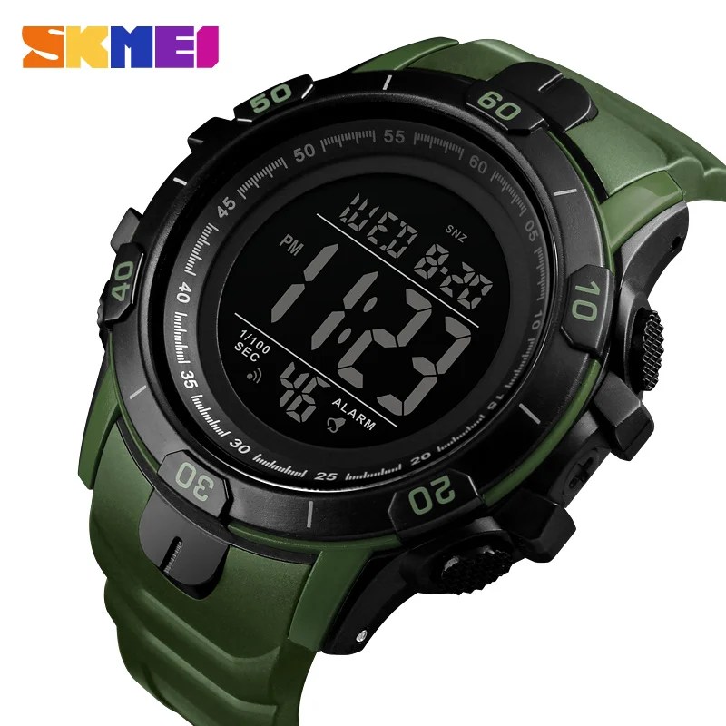 

SKMEI Men's Watches Outdoor Sport Wristwatch Waterproof Alarm Clock Digital Watches Military Watch Relogio Masculino