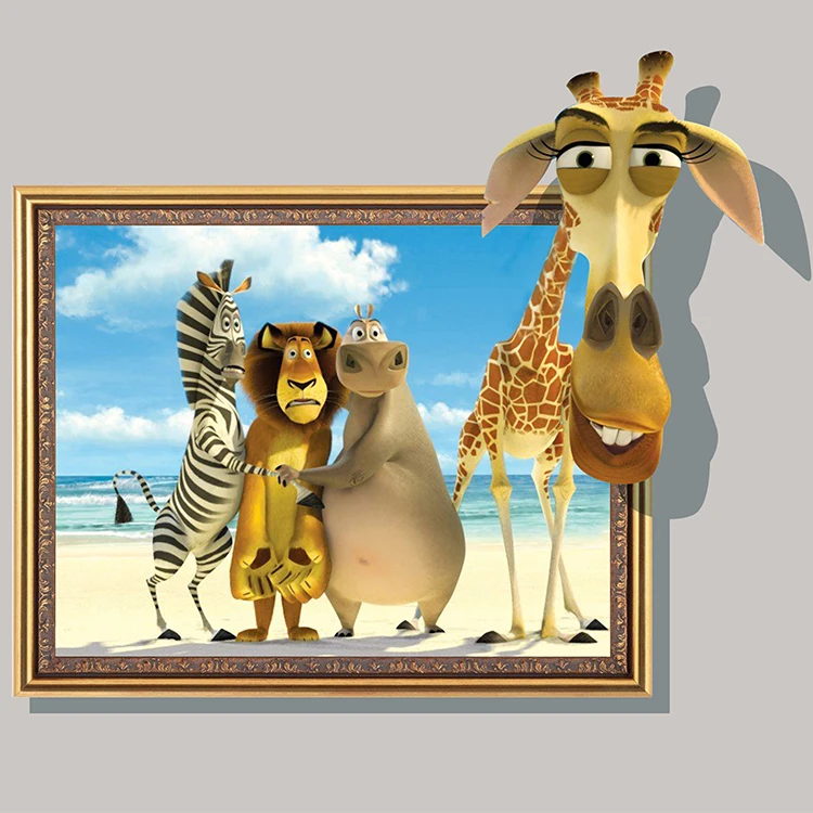 
High quality factory supply directly customized 3D wallpaper for children bedroom decoration 