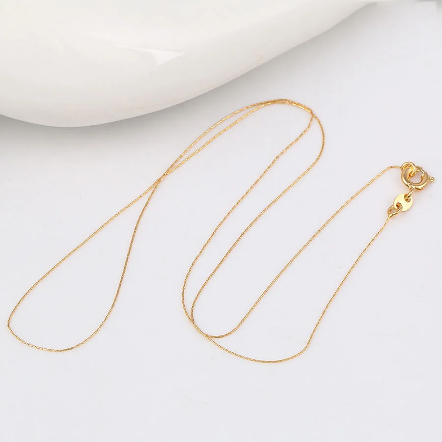 

42963 -Xuping Simple style Gold Chain jwelleries necklace women