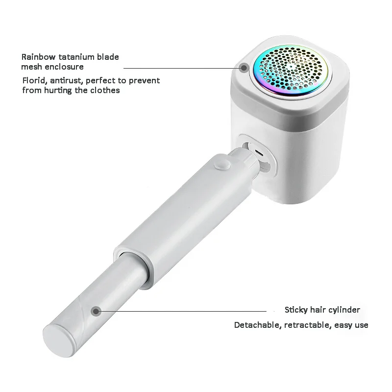 
2 in 1 great power long-life thor hammer shape fabric sweater woolen clothes electric lint roller shaver 