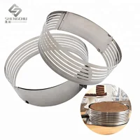 

25-30cm Large Stainless Steel Adjustable Layer Cake Slicer