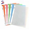 NEW fashion PP plastic Rotary clip file folder swing clip file folder