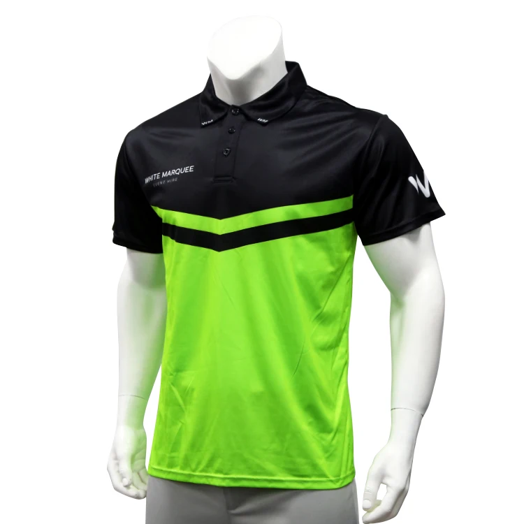 时尚风格马球运动服装涤纶平原运动球衣男士健身服装定制马球 t恤