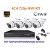 SMTSEC NVR-KIT104/960P H.264 960P Home Security Camera System IP Network Cheap CCTV Camera 4CH NVR Kit