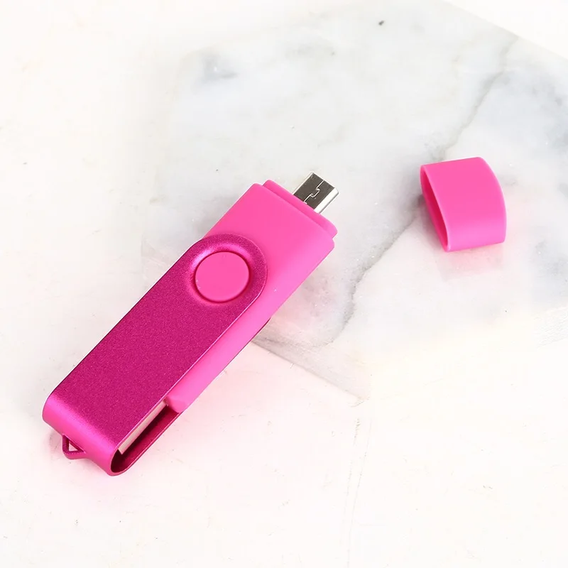 Colorful OTG Usb flash drive 8gb 16gb 32gb 64gb 128gb flash drive Swivel Pen Drive memory stick pendrive usb as gift - ANKUX.COM