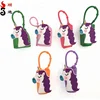 2018 new arrive silicone PVC unicorn hand sanitizer gel holder