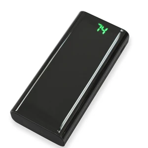 Portable 10000mAh Power Bank LCD Display Smartphones