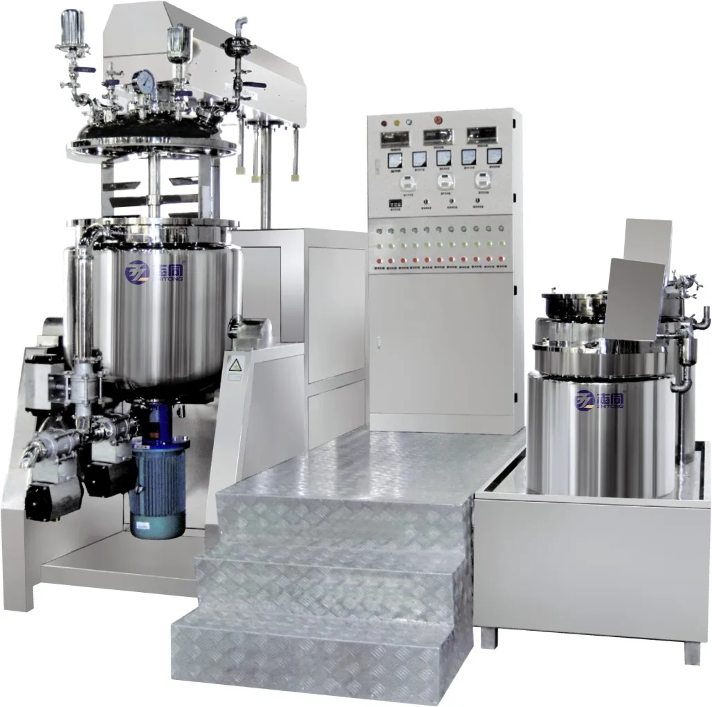 2000l Commercial Chemical Cake Gel Mixing Cream Vacuum Emulsifier