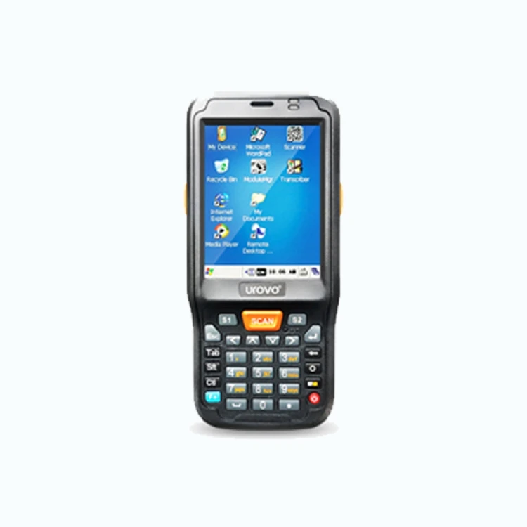 

win ce 6.0 OS 256M RAM 4GB ROM 1GHz Handheld computer Pda used for barcode scanner ,data collector, Black