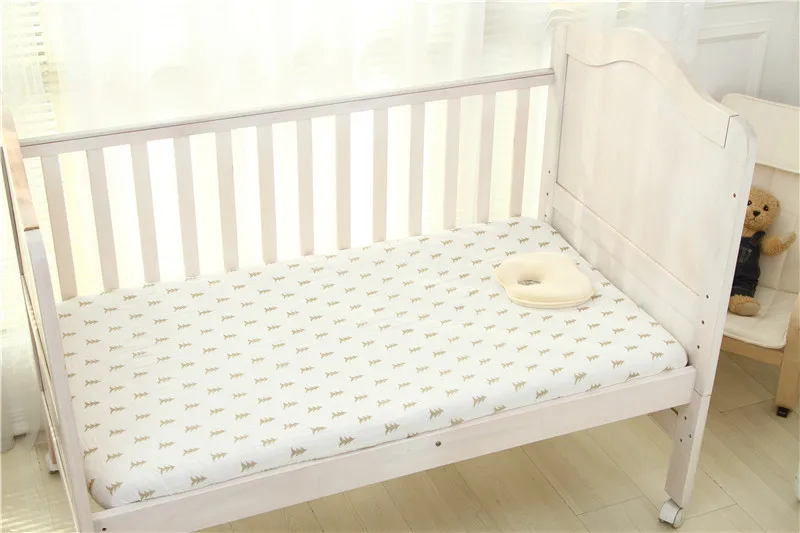 Waterproof Crib Air Jacquard Bamboo Quilted Mattress Protector.jpg