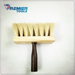 Ski polish brush