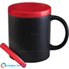 11oz custom promotional chalk it up ceramic chalkboard coffee mug