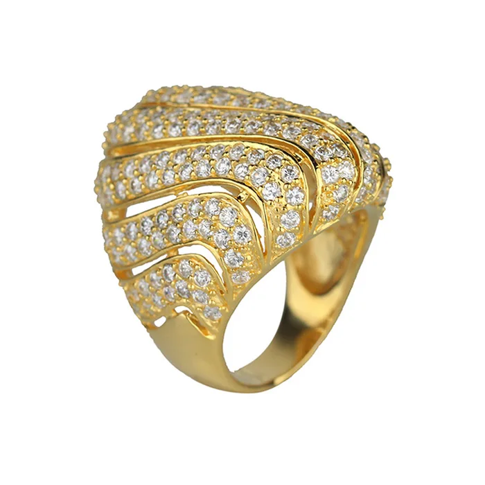 mens gold ring new design