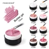 Francheska 10 colors Builder Gel LED UV gel builder clear pink for nail extension