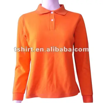 women's polo long sleeve shirts