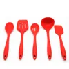 Benhaida High Quality Kitchenware 5 Piece Premium Silicone Handle Nonstick Kitchen Utensils Set