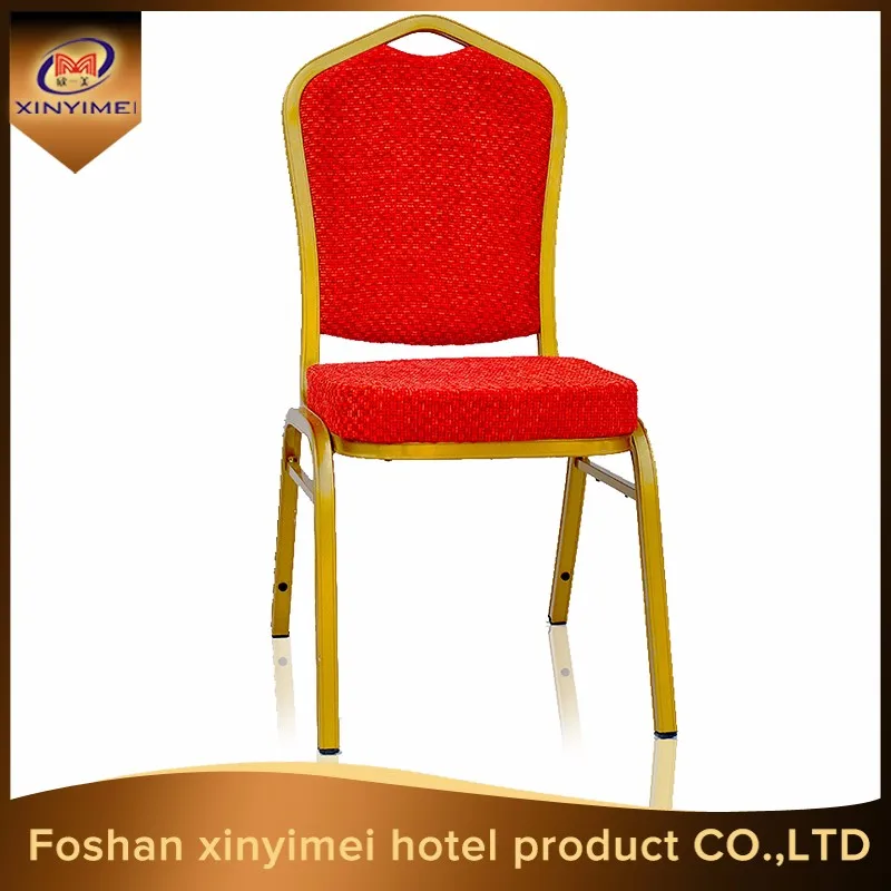 Wholesale Aluminum Red & Gold Stackable Banquet Chair For Sale Buy