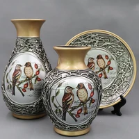 

Wholesale European Classic Ceramic Flower Vase Set For Home Decor
