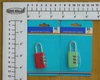 30MM colorful padlock Luggage lock brass combination padlock