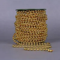

Factory price plastic beads chain roll christmas decorative beads string