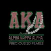 wholesale rhinestone aka sorority transfer for women education