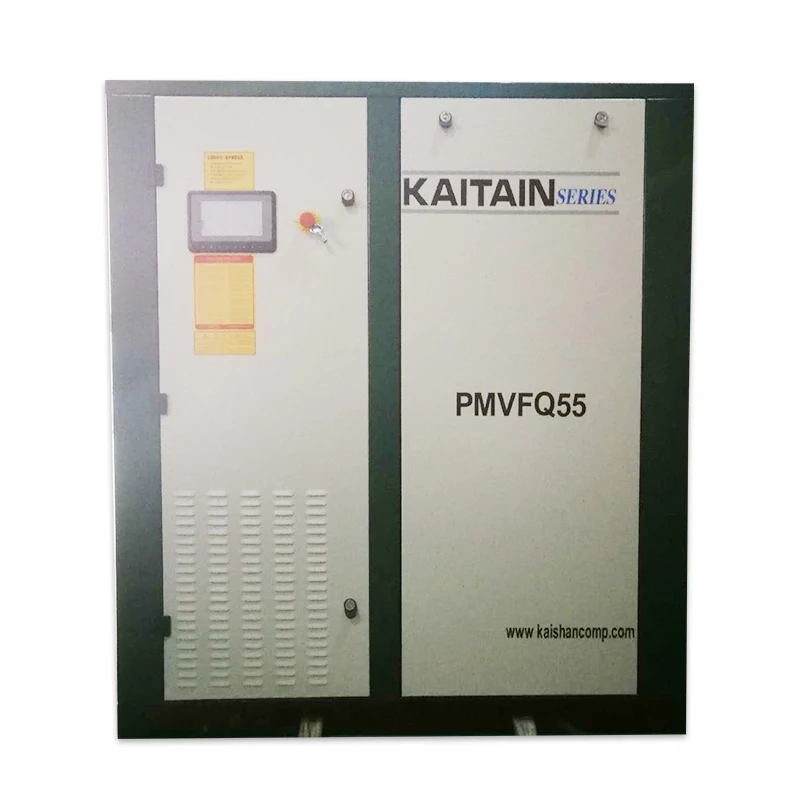 
PMVF55 6bar Kaishan Low Noise Permanent Magnet Variable Frequency Screw Air Compressor 