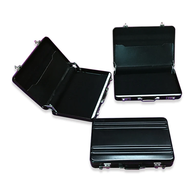 New Aluminum Safe Suitcase Briefcase Business ID Credit Card Holder Case Box CA 