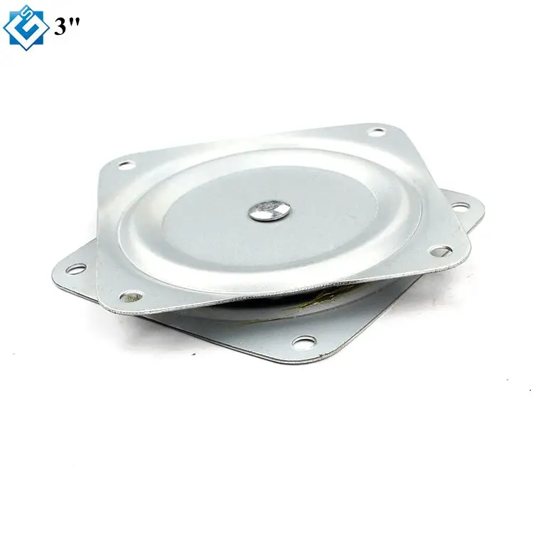 
china suppliers Square 3 inch 5/16 inch Thick Solid Hole Lazy Susan Turntable Bearing  (60818757686)