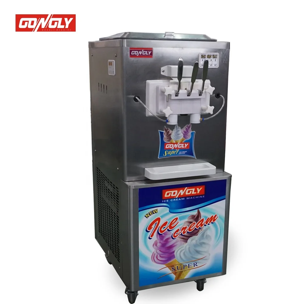 ice cream maker with freezer