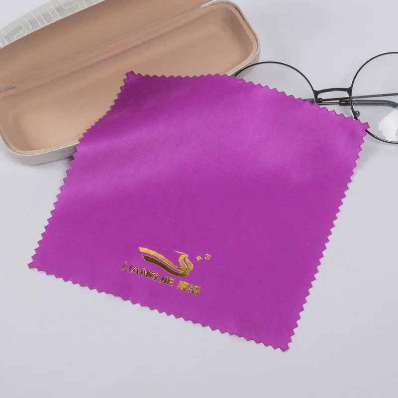 Custom Microfiber Eyeglass Cloth For Cleaning With Logo For Computer