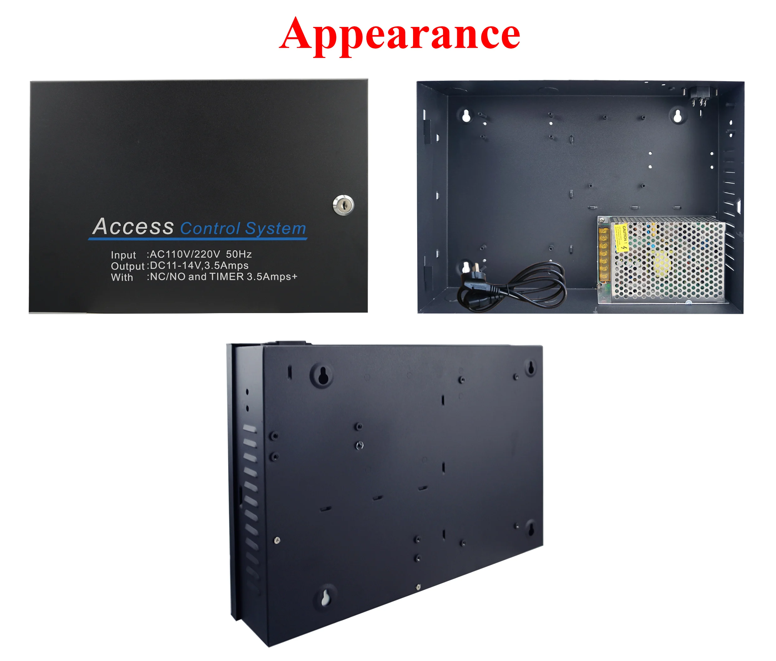 Smqt Dc 12v 5a 출력 액세스 컨트롤러 스위치 금속 상자 전원 공급 Buy Metal Box Power Supply