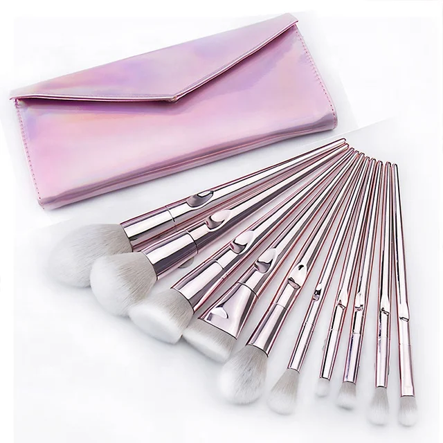 

Good shape custom makeup brush pouch bamboo foundation brush real hair makeup brushes, As the picture
