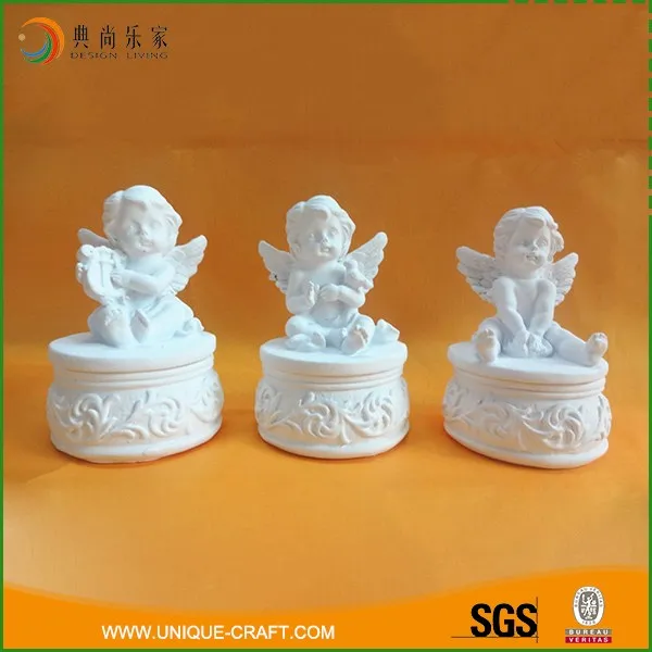 China factory cheap cute angel polyresin baby figure