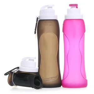 Image of Collapsible Silicone Water Bottle Free Samples,The Bottle Of Water Bottle 500 Ml