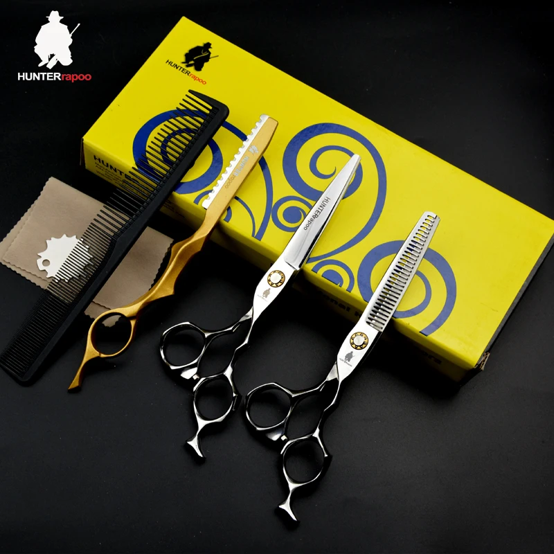 6英寸美发沙龙剪高品质切割变薄 barber 剪套件头发造型工具