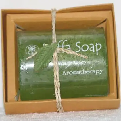 ผลการค้นหารูปภาพสำหรับ Luffa Soap Natural Green Tea