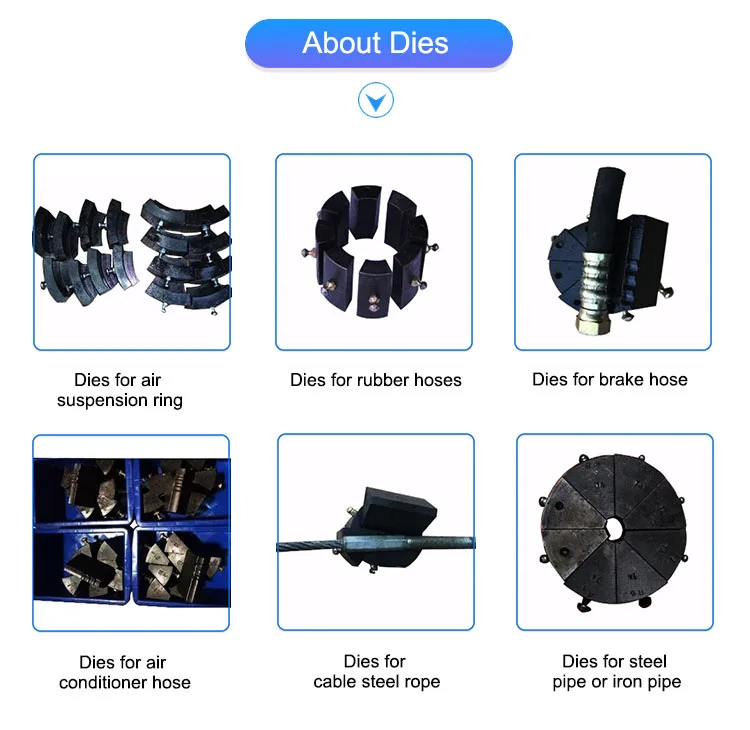 160mm Opening 1/4" To 4"  Large Crimp Rubber Hose Manufacturing Machines Hydraulic Hose Manufacture To Make Hydraulic Hoses