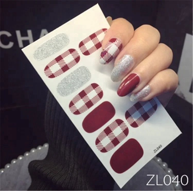
hot selling 3d nail art colorful nail decal /nail decoration/nail and toe stickers 