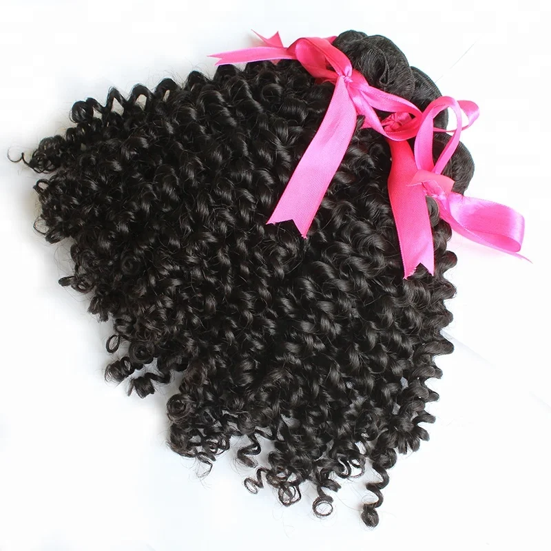 

100% Unprocessed Brazilian Kinky Curly Remy Hair Weave