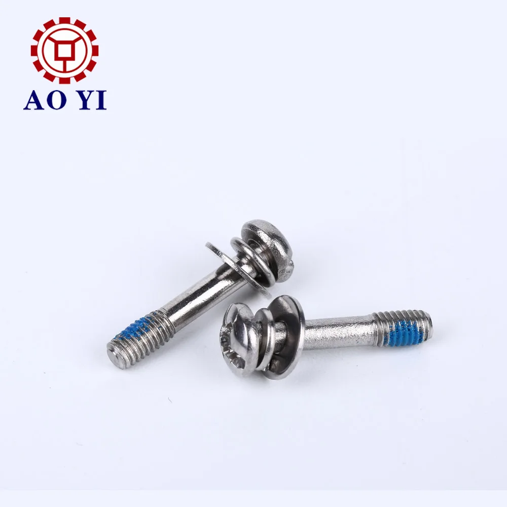 
High hardness round head cap special half thread galvanized screw 