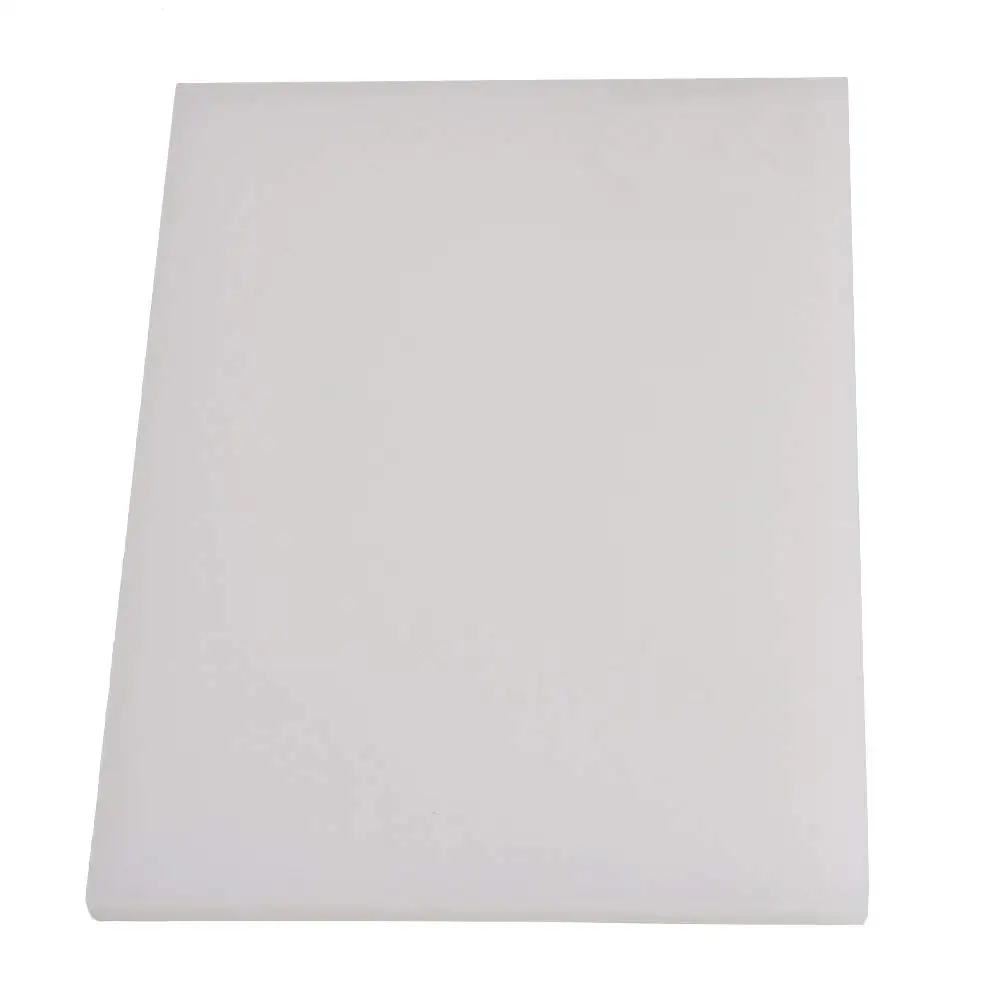 BQLZR 19x14.2x0.9cm White Poly Leather Cutting Board Leather Punch Stamping Tool Craft DIY