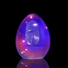Factory custom made decorative led glass egg easter accessories