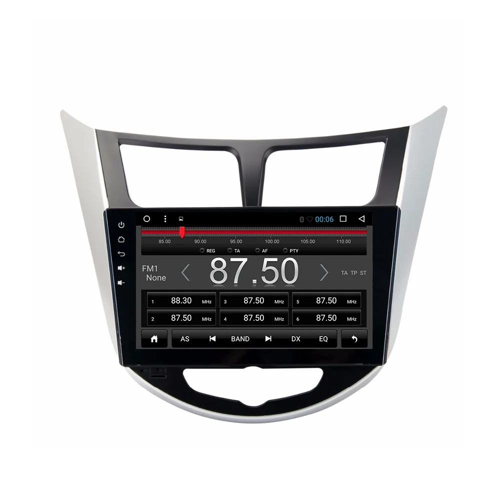 YHT 2din 9 inch Octa Core Android 8.1 Car DVD Player with  GPS BT WIFI Mirror Link HD for Hyundai Verna 2011 2012 2013 2014 2015