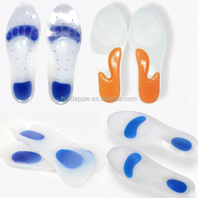 Full Length Silicon Insoles Natural Footcare Product Medical Silicone