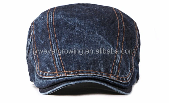 fashion washed denim ivy cap mens wholesale ivy cap