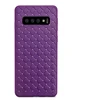 Fashion prepare grain design shockproof TPU leather feel soft mobile cell phone back cover case for samsung galaxy s10 plus